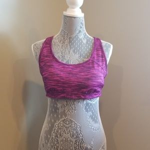 Xersion pink/purple sports bra